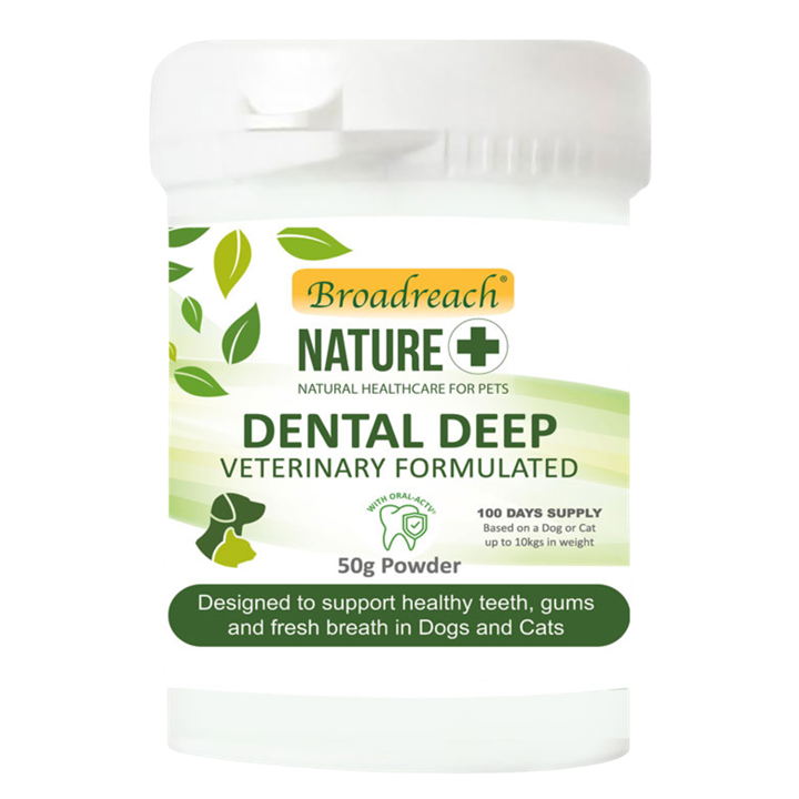 Broadreach Nature Dental Deep Care Powder for Dogs & Cats